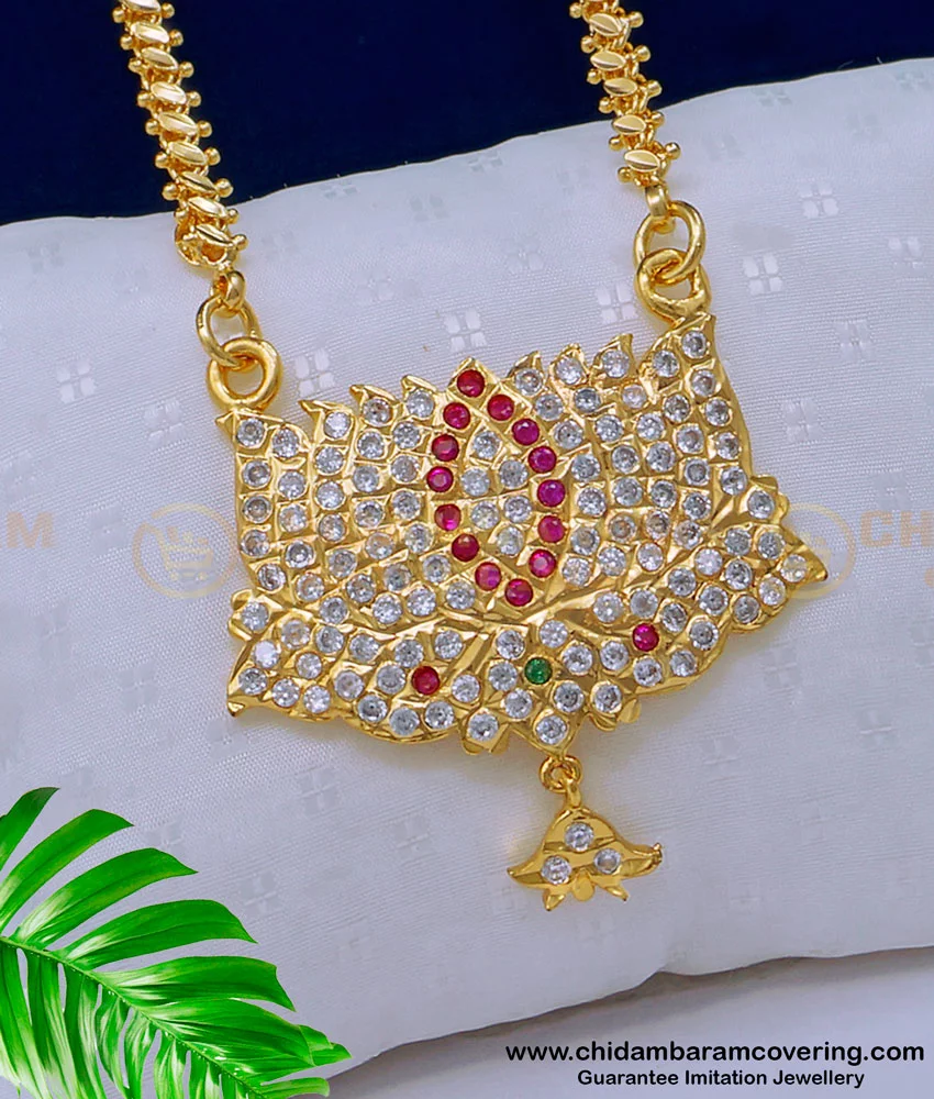 Long gold chain store designs with dollar